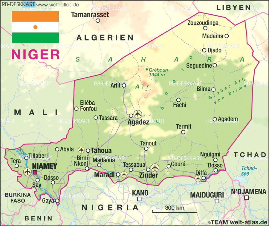 Tahoua map